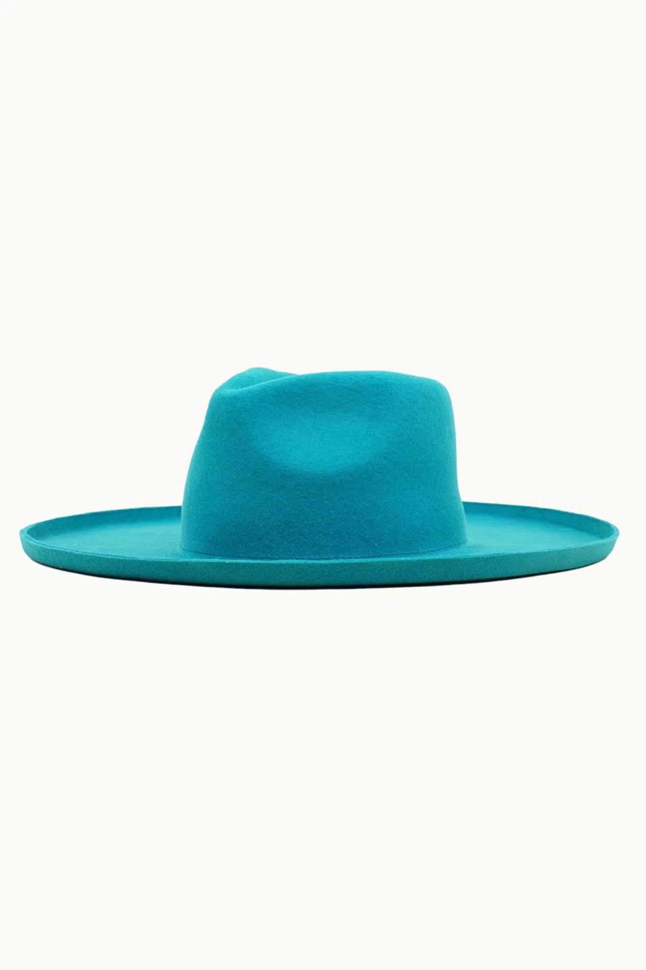 Blue Bayou Turquoise Rancher Wool Felt Hat