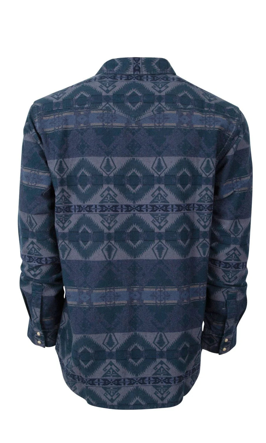 EARLY BLACK FRIDAY SALE Jericho Aztec Cotton Pearl Snap Shirt