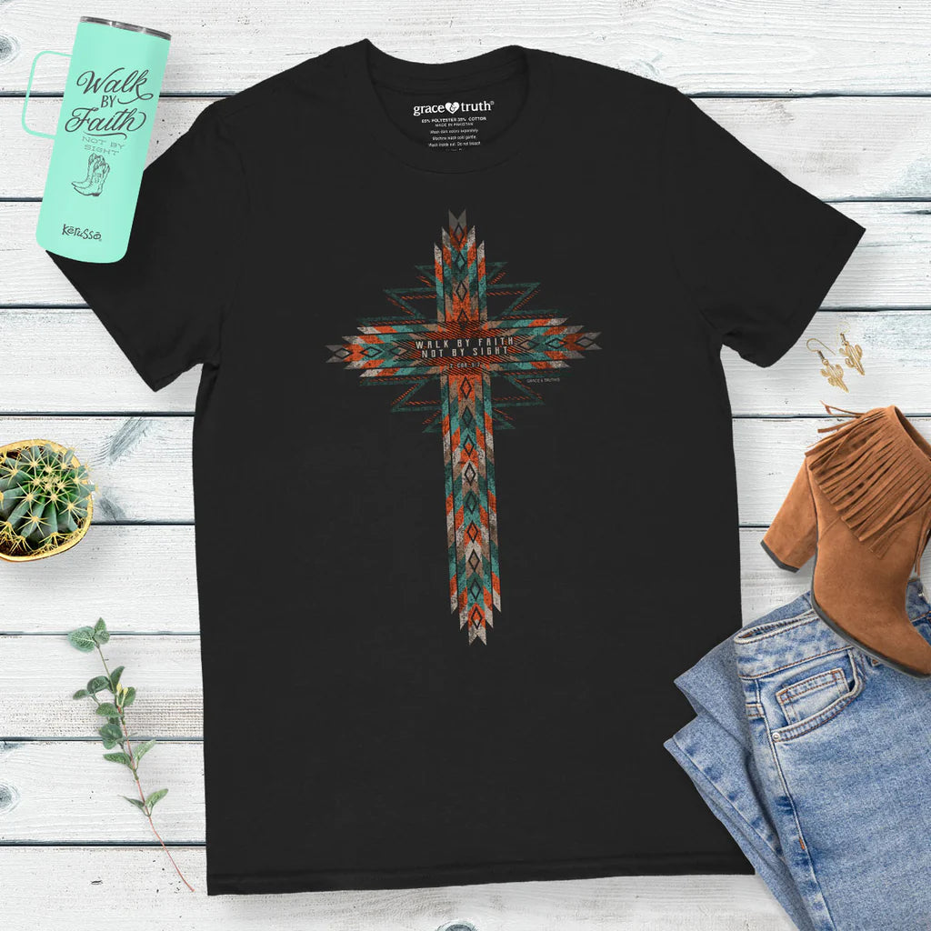 Kerusso Southwestern Aztec Cross Unisex Tee