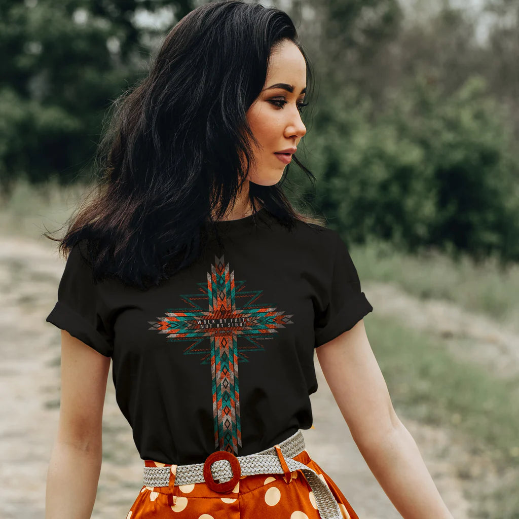 Kerusso Southwestern Aztec Cross Unisex Tee