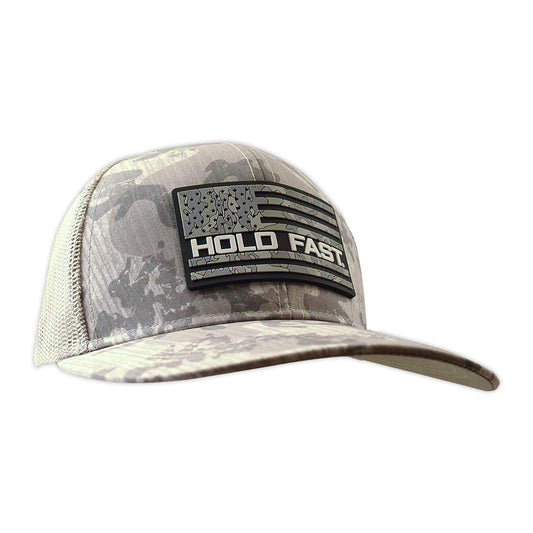 Hold Fast Mens Cap Light Gray Camo Patriot