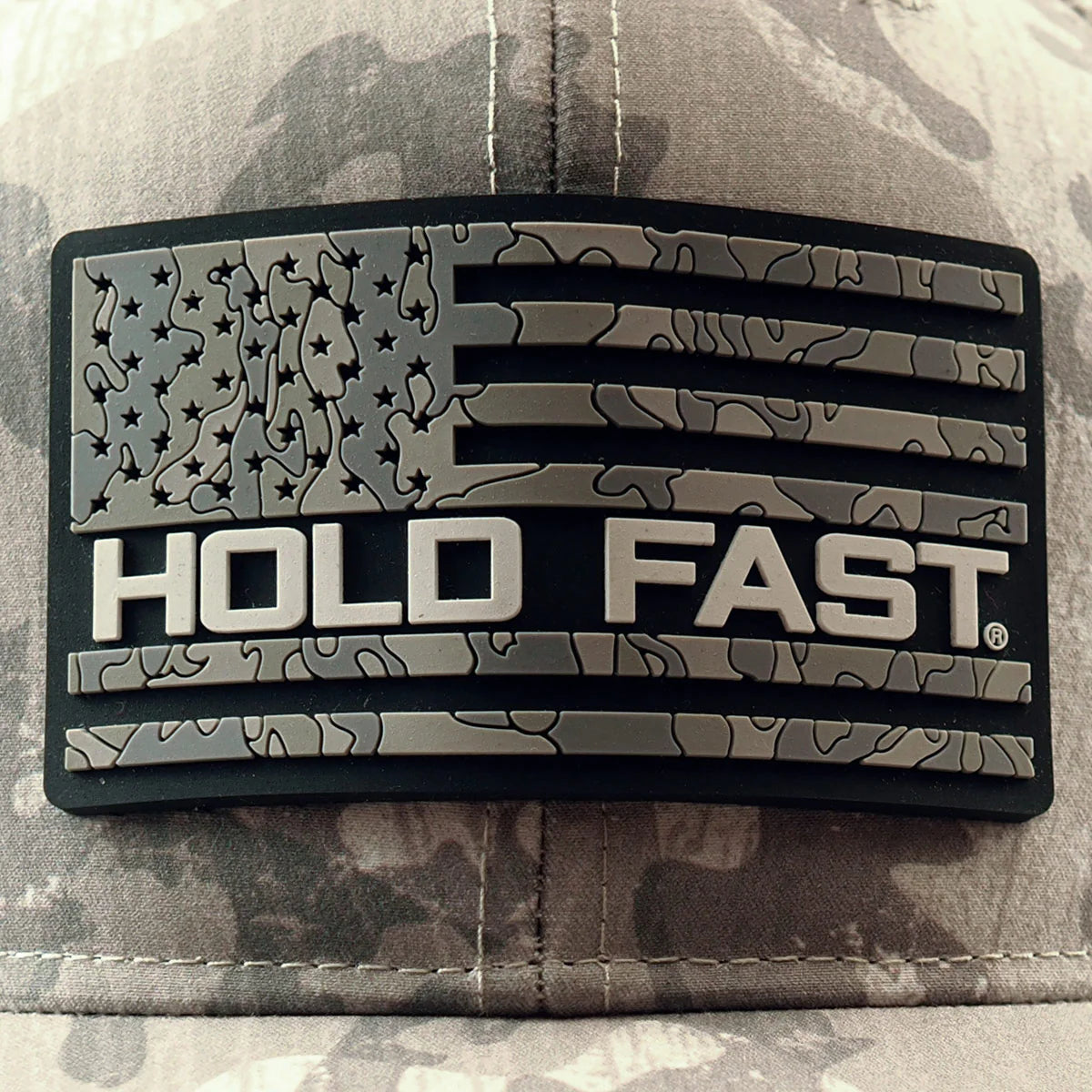 Hold Fast Mens Cap Light Gray Camo Patriot